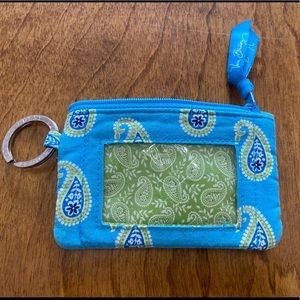 Vera Bradley Bermuda Blue Zip ID